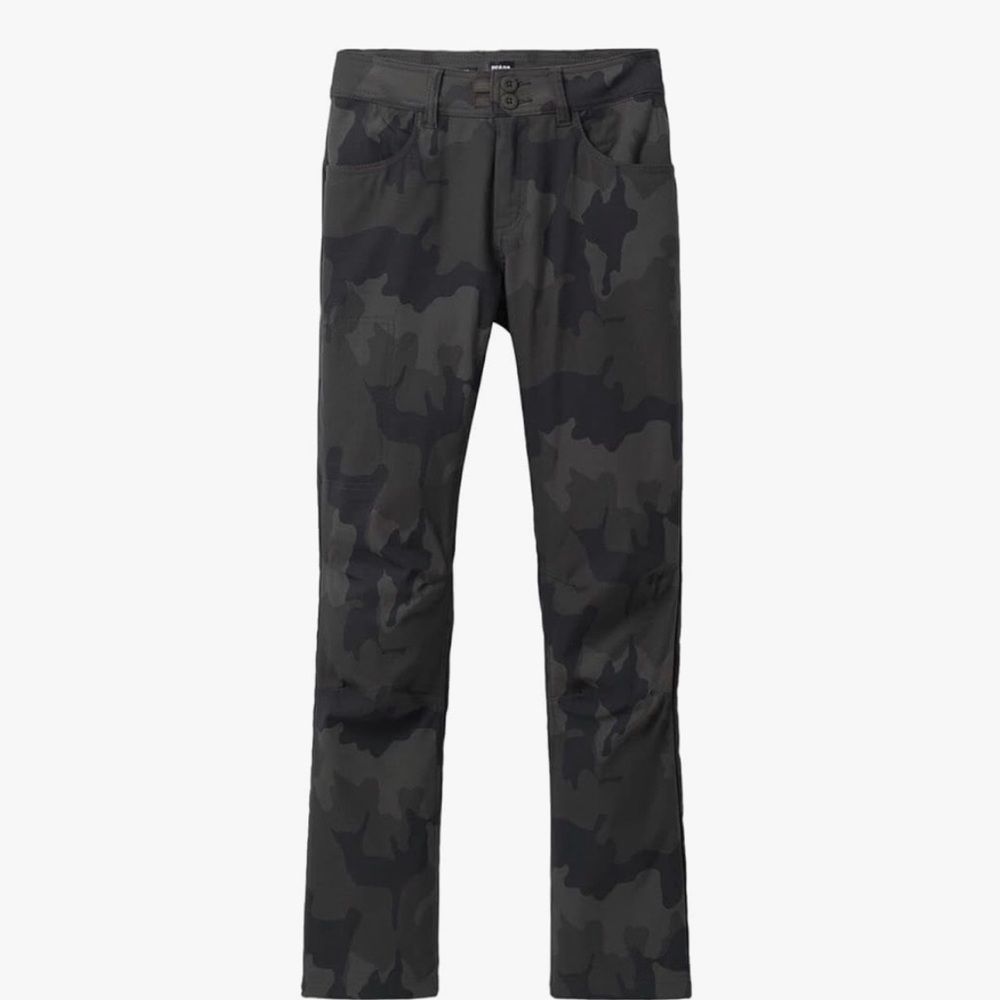 Prana Halle II Straight Pant - Women's Charcoal Camo - Size 8 Short